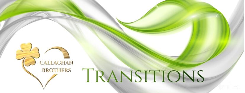 green and white swirl on white background with callaghan logo